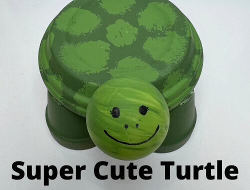 Super Cute Turtle Terra Cotta Pot DIY For Your Home