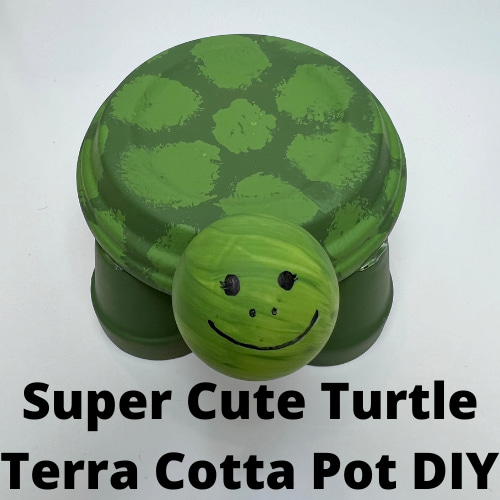 Super Cute Turtle Terra Cotta Pot DIY For Your Home