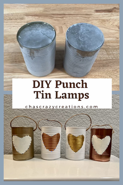 Do you remember creating punch tin lamps? This is a DIY the whole family can have fun with and it makes your yard glow all season long.