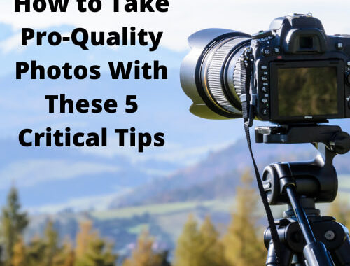 Have you wondered if it's better to take photos with your iPhone vs DLSR camera? Here are 5 critical tips to help you take better pro photos.