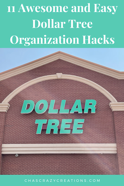 Do you need some organization and don't want to spend a fortune?  I have 11 Dollar Store or Dollar Tree organization hacks for your home.