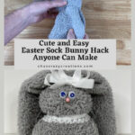 Cute and Easy Easter Sock Bunny Hack Anyone Can Make