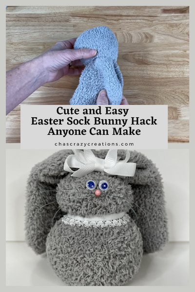 Cute and Easy Easter Sock Bunny Hack Anyone Can Make