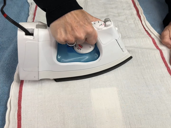 Start by washing and ironing your fabric.