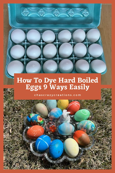 Are you wondering how to dye hard-boiled eggs? I have 9 ways to share with you that are easy and you can still eat the egg afterward.
