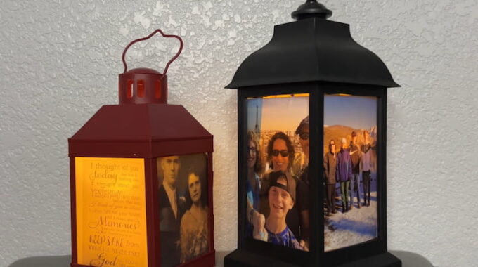 Do you want an easy photo lantern and/or Memorial Day Craft? I have a super easy project for you that can celebrate an occasion or someone special.