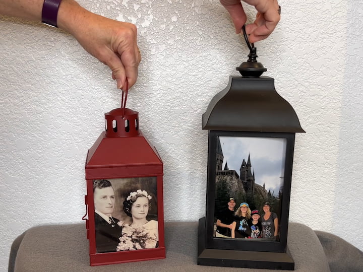 The picture on the left is my dad's parents and the picture on the right is when our family had an amazing fun trip to Florida.  My kids still talk about this trip today.
