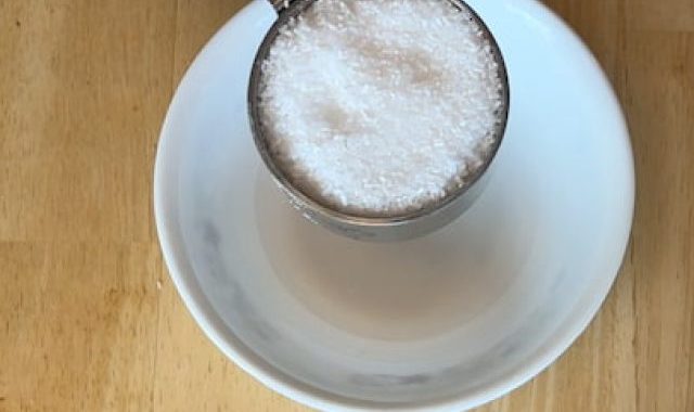 1. Place Epsom Salt in a bowl