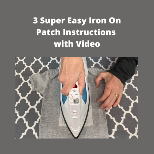 3 Super Easy Iron On Patch Instructions with Video