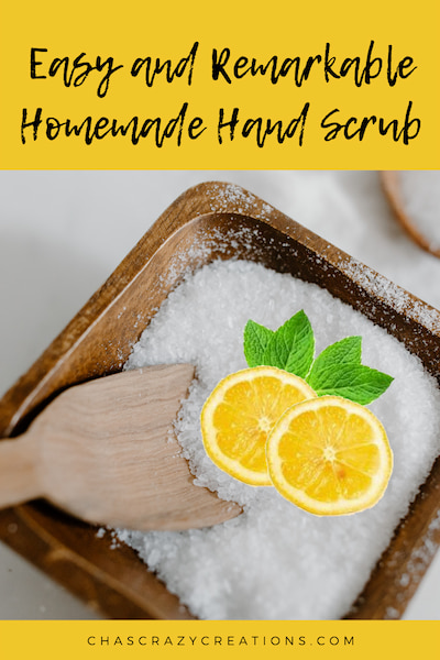 Do you want an easy homemade hand scrub?  I have a super easy recipe with items you probably already have in your home.  
