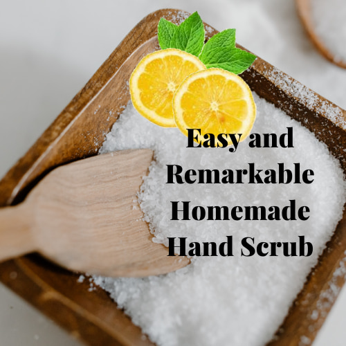 Easy and Remarkable Homemade Hand Scrub with Video