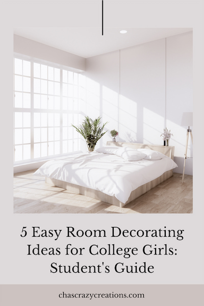 Are you looking for room decorating ideas for college girls?  Here is a student guide to 5 ideas and these are adjustable for any student.