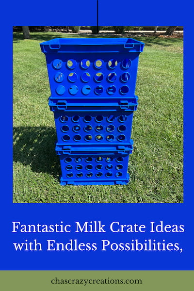 Do you want milk crate ideas? I have a few to share with you and you won't believe the possibilities that are so incredibly useful.
