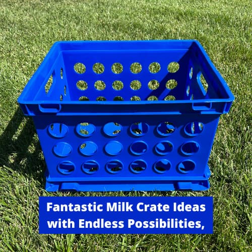 Do you want milk crate ideas? I have a few to share with you and you won't believe the possibilities that are so incredibly useful.
