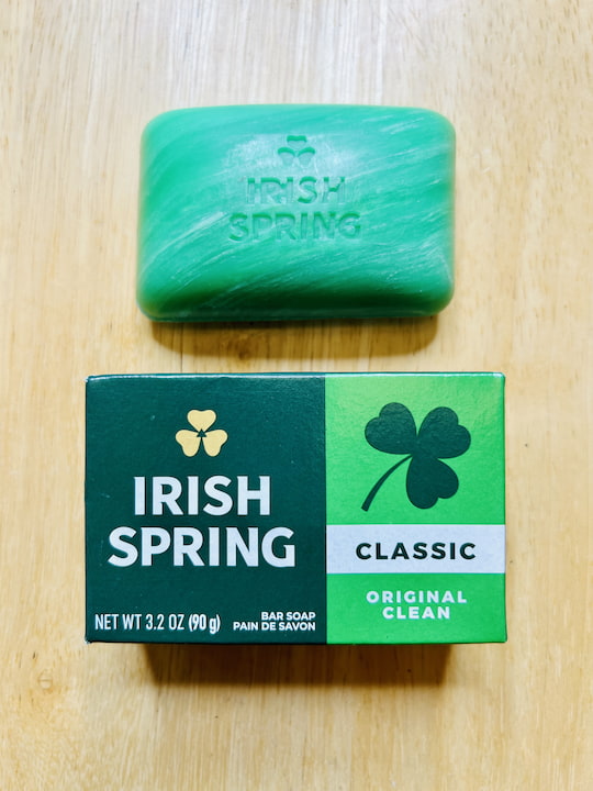 Irish Spring Soap and Flies Materials