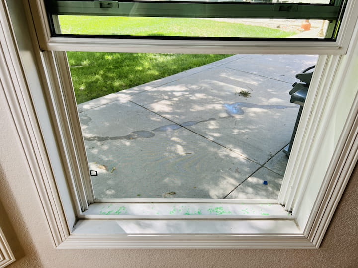 You can rub Irish spring soap on your window seals, and window frame or I like to put some of the shavings in my window for when I open them.  This keeps the flies and other bugs out of my house.
