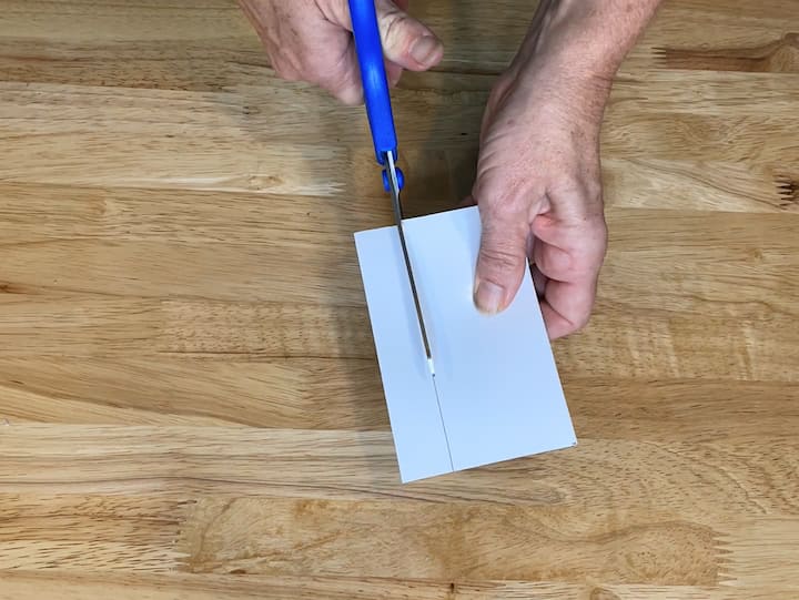 2. Cut the magnetic paper