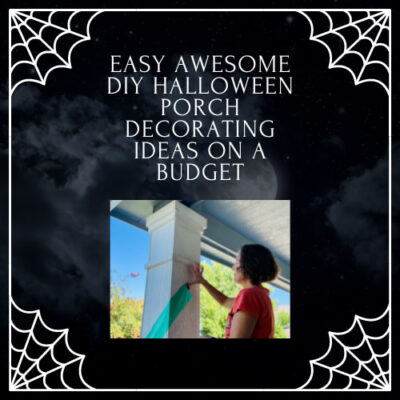 Are you looking for DIY Halloween Porch Decorating Ideas? Here are several options that you can create easily on a budget.