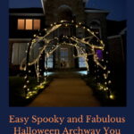 Are you wanting to create a Halloween Archway? I created one in a day and it is so easy to make with spooky and fabulous results.