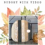 Are you looking for cheap DIY fall decor? I have a few to share with you today and all of them cost me under $10 to create.