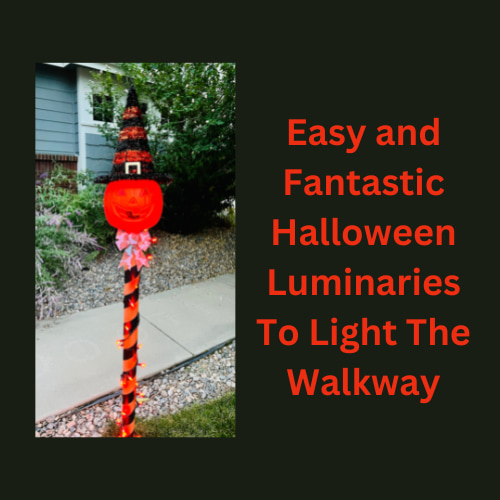 Are you looking for Halloween luminaries? Here's a tutorial that will show you how to make some on a budget that is easy and fantastic.