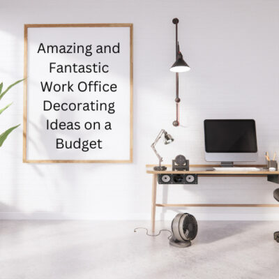 Are you looking for work office decorating ideas on a budget? I have 6 to share with you that are awesome and fantastic!