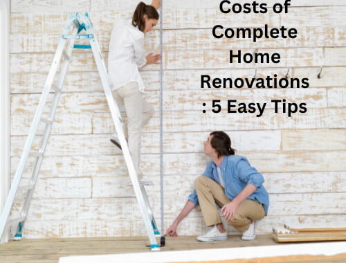 Cutting the Costs of Complete Home Renovations: 5 Easy Tips