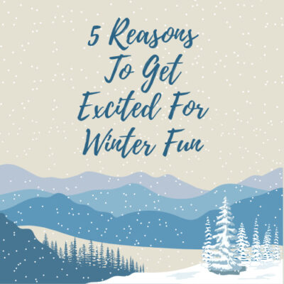 Are you looking for some winter fun? Here is a list of five things that will cause you to forget all about your stress and enjoy the season!