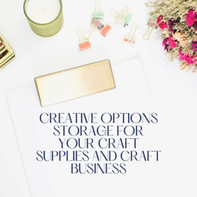 Are you looking for creative options storage? These can be great for your craft supplies and your craft business. Get started today!