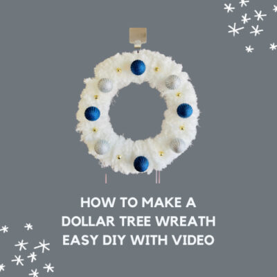 Are you wondering how to make a Dollar Tree wreath? Here is one easy DIY, and following that tutorial I have several others to share.