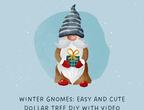 Winter Gnomes: Easy and Cute Dollar Tree DIY with Video