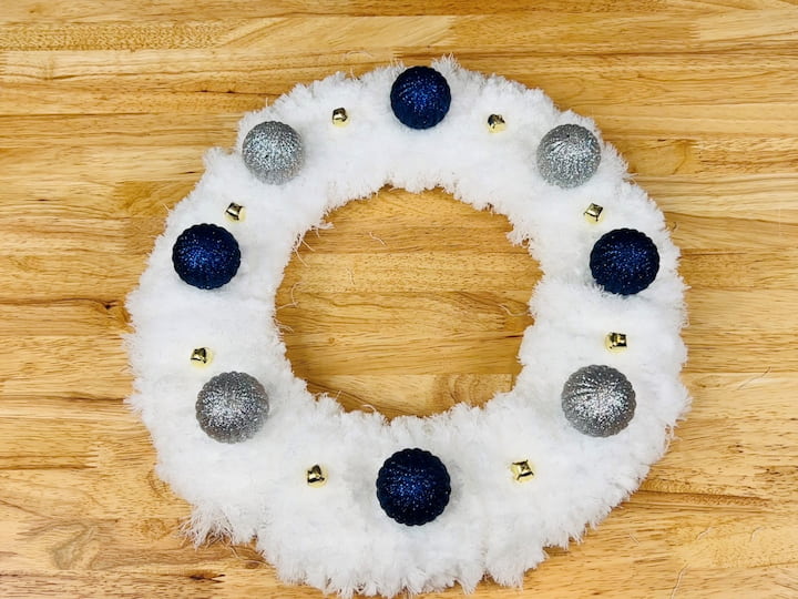 5.  Add embellishments to your wreath