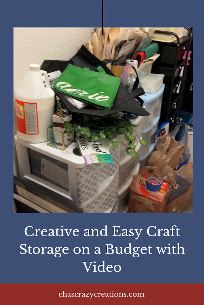 Are you in need of some craft storage?  Here is how I organized my supplies on a budget, and I'll share some other tips, tricks, and ideas.