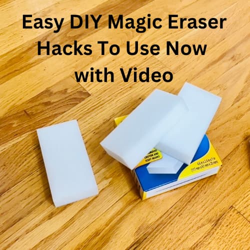 Are you looking for magic eraser hacks?  Look no further as here are several easy DIY tips and tricks you can start right now!