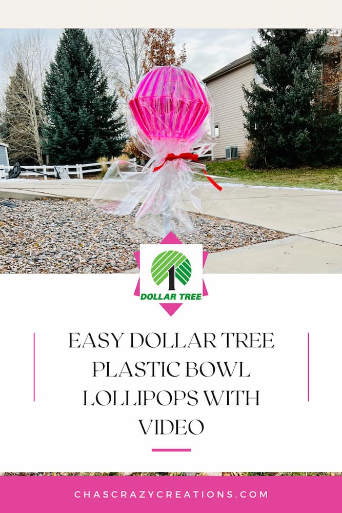 Do you want to make Dollar Tree plastic bowl lollipops?  I made a few different versions to share with you and they're super easy.