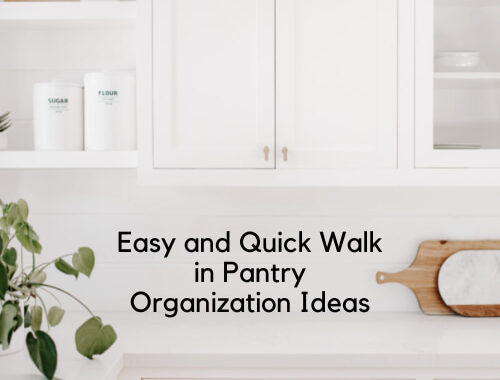 Easy and Quick Walk in Pantry Organization Ideas