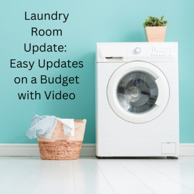 I'm sharing my laundry room update with some easy updates on a budget, and I'll share some other options and tips as well.