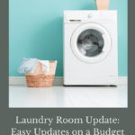 I'm sharing my laundry room update with some easy updates on a budget, and I'll share some other options and tips as well.