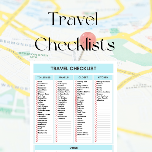 travel checklists