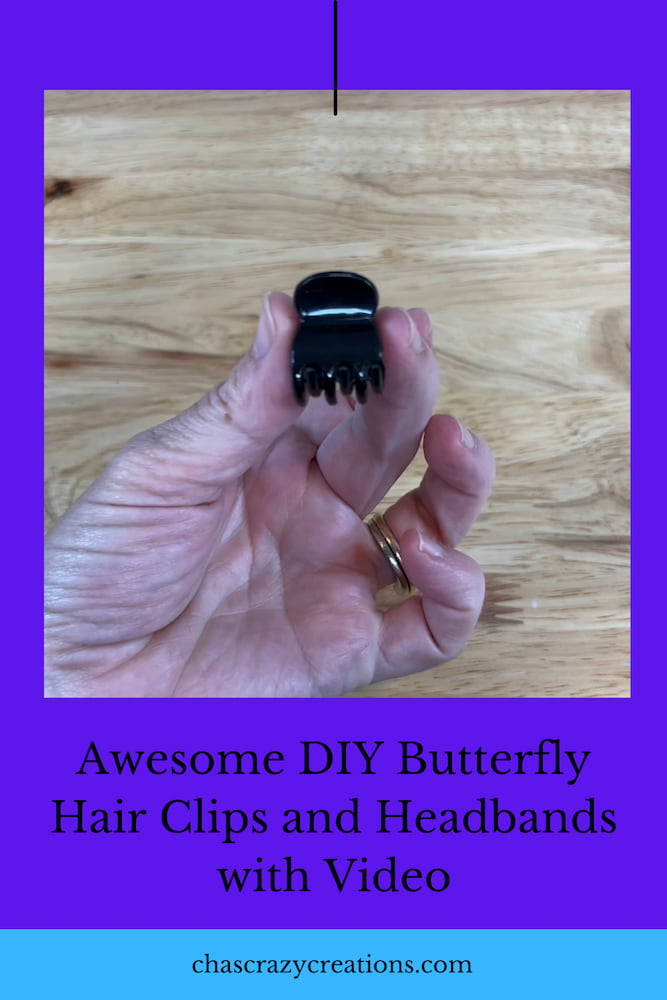 Are you looking for butterfly hair clips? Here are some easy DIY updates you can make to those clips and headbands.