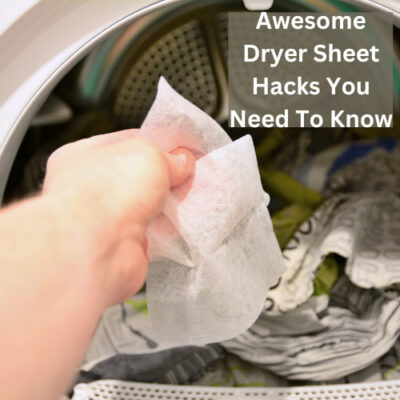 Are you looking for ways to reuse those dryer sheers? I have several dryer sheet hacks that you need to know and can start using today.