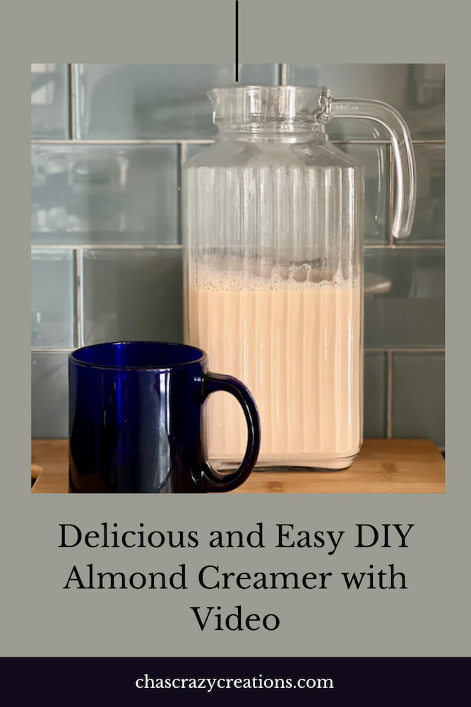 Are you looking for a recipe to make your own almond creamer? I'm sharing my easy DIY recipe with you, and I think it's delicious.