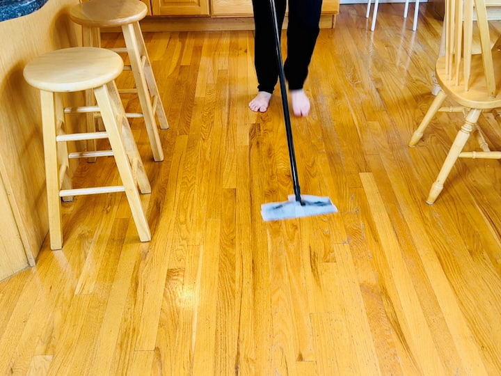 13. Use it as a Floor Duster or broom