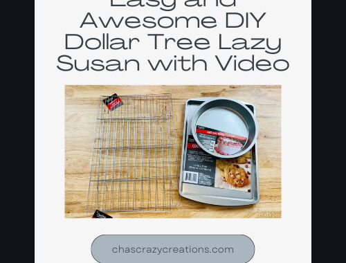 Easy and Awesome DIY Dollar Tree Lazy Susan with Video