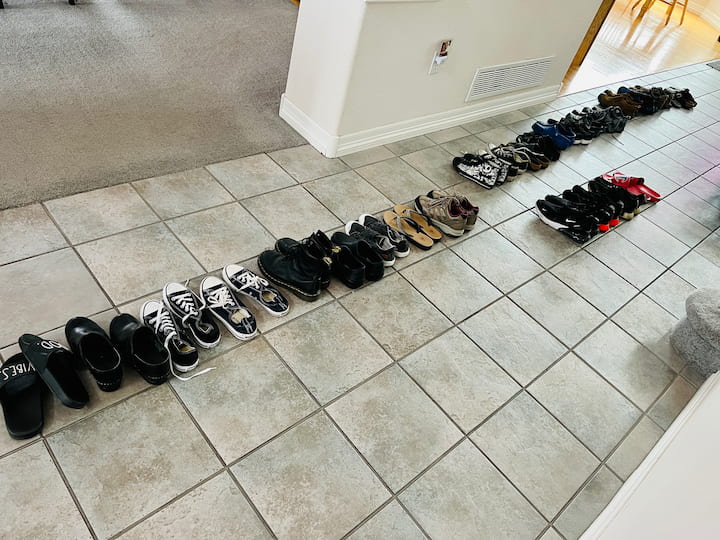 Oh my goodness so many shoes! 