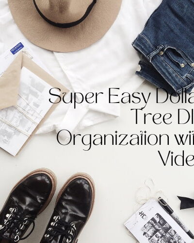 Are you looking for Dollar Tree DIY Organization? I'm always looking to organize on a budget and here are some super easy tips.