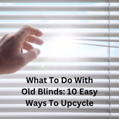 Are you wondering what to do with old blinds? Here are several easy ways to upcycle them and put them to great use in your home.