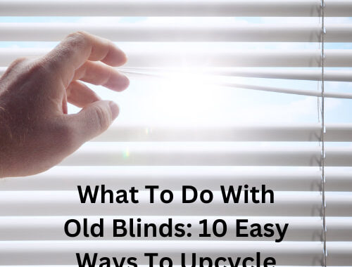 Are you wondering what to do with old blinds? Here are several easy ways to upcycle them and put them to great use in your home.