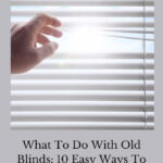 Are you wondering what to do with old blinds? Here are several easy ways to upcycle them and put them to great use in your home.