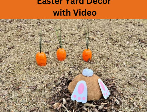 Are you looking for Easter yard decor? With just a few items from Dollar tree, I'll show you a super cute and easy DIY
